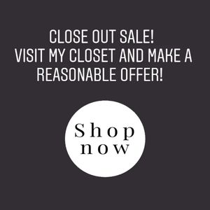 Close out sale!